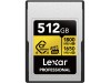 Lexar 512GB Professional GOLD CFexpress 4.0 Type A Memory Card LEXAR LCAEXG4512G-RNENG